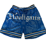 Houligan Blue Baisley Shorts