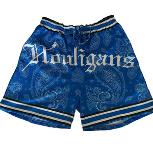 Houligan Blue Baisley Shorts