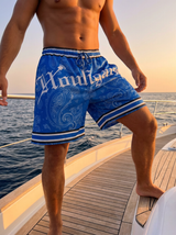 Houligan Blue Baisley Shorts