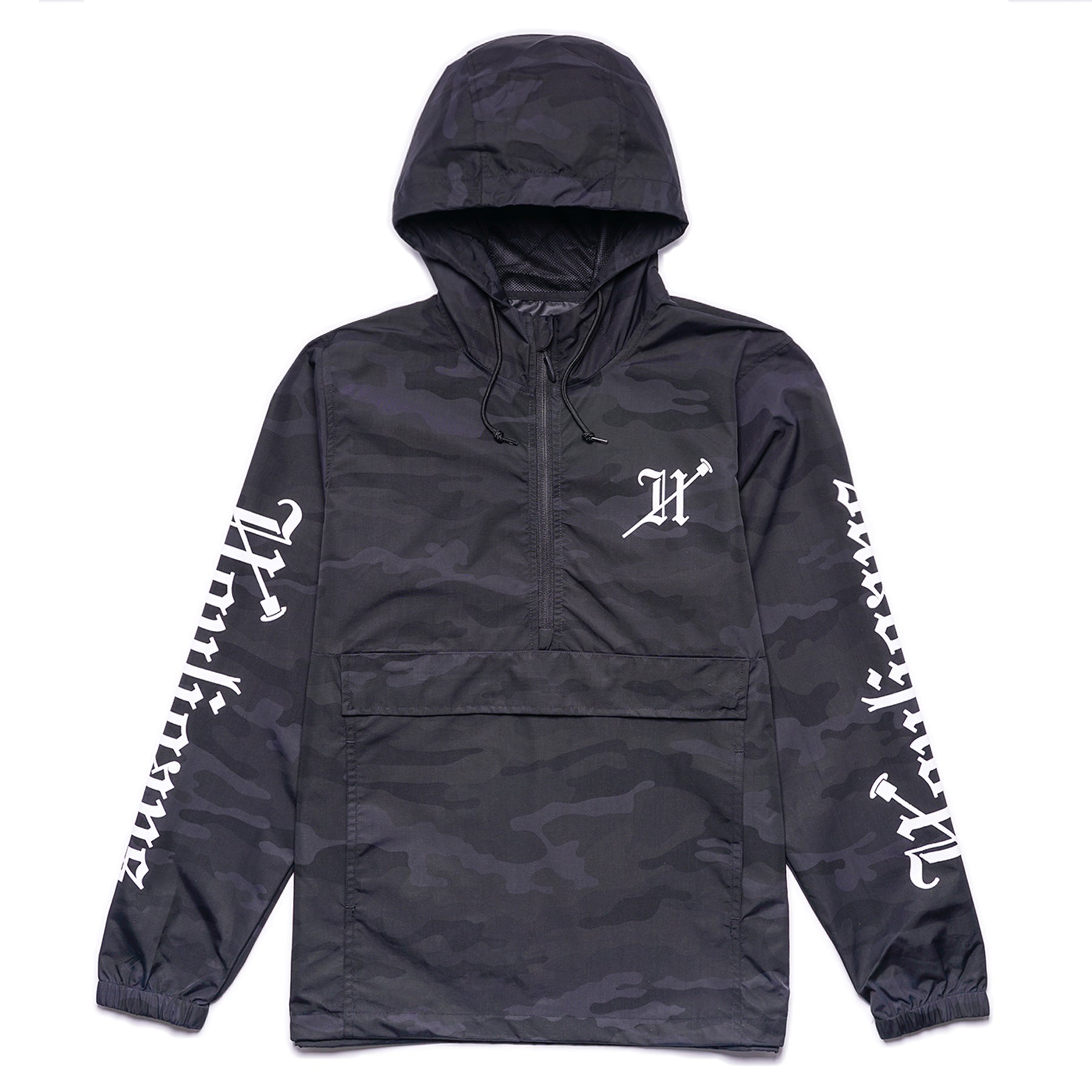 Houligan Blue Camo Jacket Hood