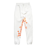Houligans Sweatpants - White/Orange